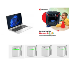 Zestaw: drukarka 3D, laptop, roboty - Grant Cyfrowe materiały dydaktyczne