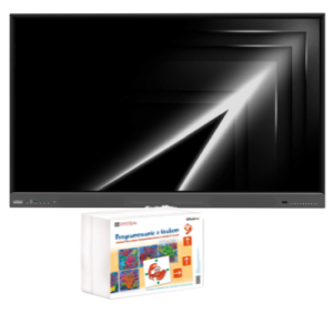 Zestaw: Monitor interaktywny 65" myBoard GreyArrow z grą Programowanie z krabem