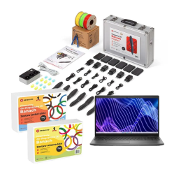 Zestaw: laptop, zestaw długopis&oacute;w 3D (min. 6 szt.), zestaw filament&oacute;w